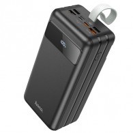 Внешний аккумулятор 60000mAh Hoco J86B QC3.0 (in - L,T,M/out - 4U,T) черный