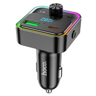 MP3 FM модулятор автомоб. Hoco E81 (Bluetooth, USB QC3.0, PD 30W)