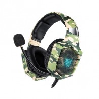 Гарнитура K8 Gaming хаки (полноразм./4pin+3,5*2+USB/L=2м)