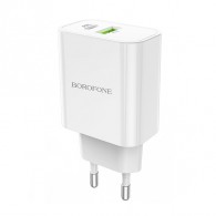 Адаптер сетевой Type-C + USB PD20W / QC3.0 Borofone BA55A