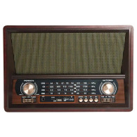 Радиоприемник БЗРП РП-340 (USB/microSD/AUX/Bluetooth/3*R20/акб.18650/220V)