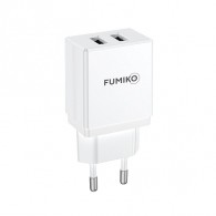 Адаптер 220V->2*USB 2.4A Fumiko CH04