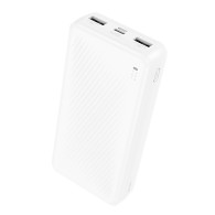 Внешний аккумулятор 20000mAh Borofone BJ55A (in - T,M/out - 2U) белый