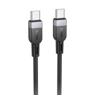 Кабель Type-C - Type-C 3м Hoco X109 3А PD60W, силикон, черный Кабель Type-C - Type-C 3м Hoco X109 3А PD60W, силикон, черный