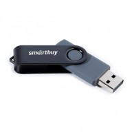 Флэш-диск SmartBuy 32GB USB 2.0 Twist черно-серый