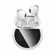 Гарнитура Bluetooth Borofone BW87 TWS, сенс. дисп., белая