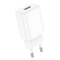 Адаптер сетевой USB 2.4A/12W Hoco C134A, белый