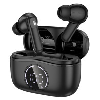 Гарнитура Bluetooth Hoco EQ22 TWS, ANC+ENC (вакуумные наушники) черная