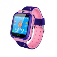 Смарт-часы детские с GPS трекером Q12 (синие\розовые)