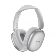 Гарнитура Bluetooth Hoco W73 Graceful (полноразм., microSD) серебро