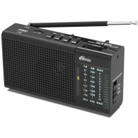 Радиоприемник Ritmix RPR-155 (Fm/USB/microSD/акб.BL-5C) черный (14,5х4,5х7,5см)