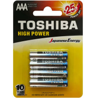 Батарейка Toshiba LR03 High Power Alkaline BL 4/48/192