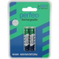 Аккумулятор Perfeo R03 550mAh Ni-Mh BL 2/40