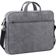 Сумка для ноутбука Defender 15,6'' Solid, PU кожа, серая 26088