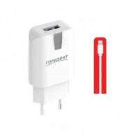 СЗУ Горизонт + кабель Lightning (SC-21C 2.1A)