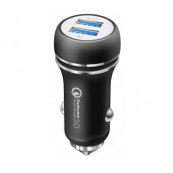Авто-адаптер 12V->2*USB 2.4A QC3.0 Dream C058