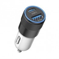 Авто-адаптер 12V->USB + Type-C 3A QC3.0 Dream CH18