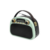 Радиоприемник Ritmix RPR-040 (Fm/BT/USB/microSD/акб.18650) мятн(18,5х13х8,5см)