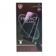 Защитное стекло 2.5D ПРИВАТ для iPhone 13 mini черное (134229)