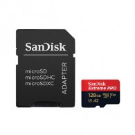 Карта памяти microSDHC SanDisk 128Gb Class10 Extreme Pro 200/90MB/s c адап