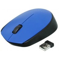 Мышь Logitech M170 беспроводная, сине-черная 910-004647 (1АА в комп.)