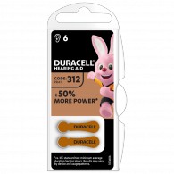 Батарейка Duracell ZA312 BL6/60