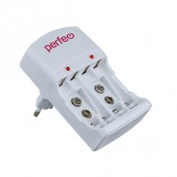 З/у Perfeo PF-VN-421 (4*AA/AAA/9V/Ni-Cd/Ni-Mh) таймер, 220V, BL1