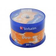 Диск DVD-R Verbatim 4.7Gb 16x Cake box - 50 /200
