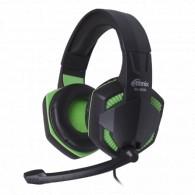 Гарнитура Ritmix RH-560М Gaming черно-зеленая (полноразм./3,5*2/L=1,8м)