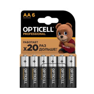 Батарейка Opticell LR6 Professional BL 6/72