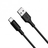 Кабель USB- Type-C Hoco X25 1м 3А силикон