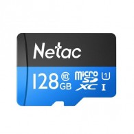 Карта памяти microSDHC Netac 128Gb P500 Class 10 UHS-1 90MB/s без адапт