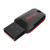 Флэш-диск Netac 64GB USB 2.0 U197 mini черный/красный