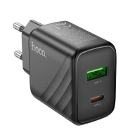 Адаптер сетевой Type-C + USB PD30W / QC3.0 Hoco CS23A