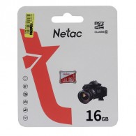 Карта памяти microSDHC Netac 16Gb P500 Eco Class 10 без адапт