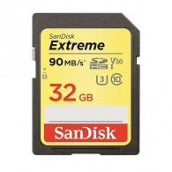 Карта памяти SDHC SanDisk 32Gb Class 10 Extreme UHS-IU3 V30 90MB/s(SDXC)