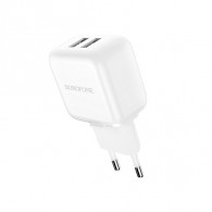 Адаптер 220V->2*USB 2.1A Borofone (BA18)