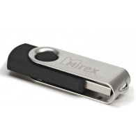 Флэш-диск Mirex 8Gb USB 2.0 SWIVEL черный
