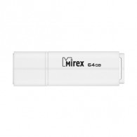 Флэш-диск Mirex 64Gb USB 2.0 LINE белый