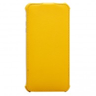 Чехол-книжка кожзам для iPhone 6Plus желтый (откр.вниз)