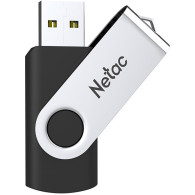 Флэш-диск Netac 128GB USB 2.0 U505 черный/серебро