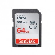 Карта памяти SDHC SanDisk 64Gb Class 10 UHS-1 Ultra 100MB/s (SDXC)