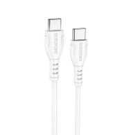 Кабель Type-C - Type-C 1м Borofone BX51  3А PD60W, ПВХ, белый