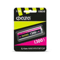 Аккумулятор Li18650 1300mAh 3.7V без защиты Фаzа BL 1/10