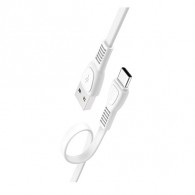 Кабель USB- Type-C Hoco X40 1м (2,4А) ПВХ, плоский