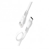 Кабель USB - Type-C Hoco X40 1м 2,4А ПВХ, плоский