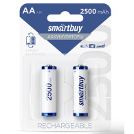 Аккумулятор SmartBuy R6 2500mAh Ni-Mh BL 2/24