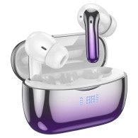 Гарнитура Bluetooth Hoco EQ16 Shine TWS ANC+ENC (вакуумные наушники) фиолетовая