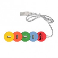 Хаб USB 4 порта Buro Snake