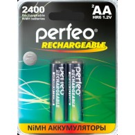 Аккумулятор Perfeo R6 2400 Ni-Mh BL 2/40